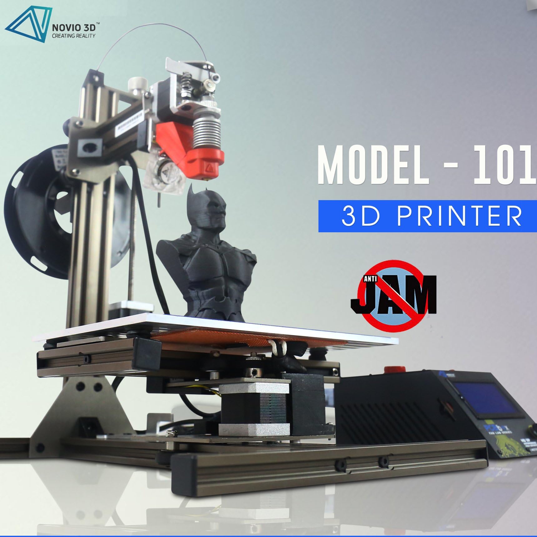 101 Foldable 3D Printer / First In The World Anti Jam Technology / Changeable Nozzle / High Definition 3D Printing (101)