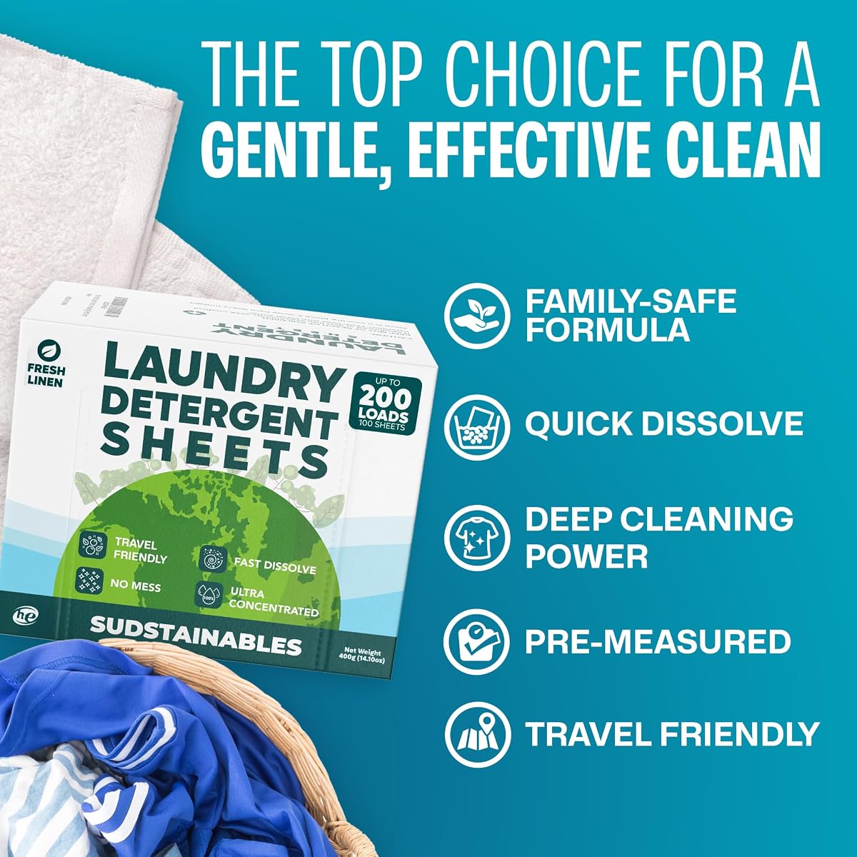Hanji-Fiber Eco-Laundry Sheets view 2