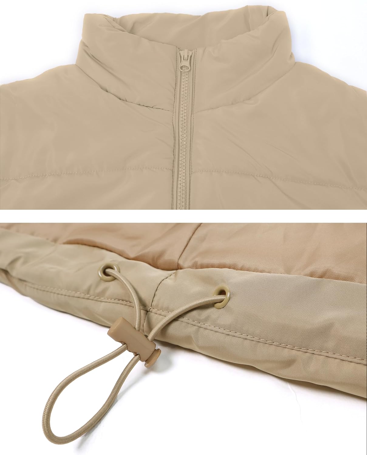 AMEBELLE Women's Oversized Puffer Vest Winter Quilted Lightweight Stand Collar Warm Padded Gilet Sleeveless Puffy Outerwear - Image 4