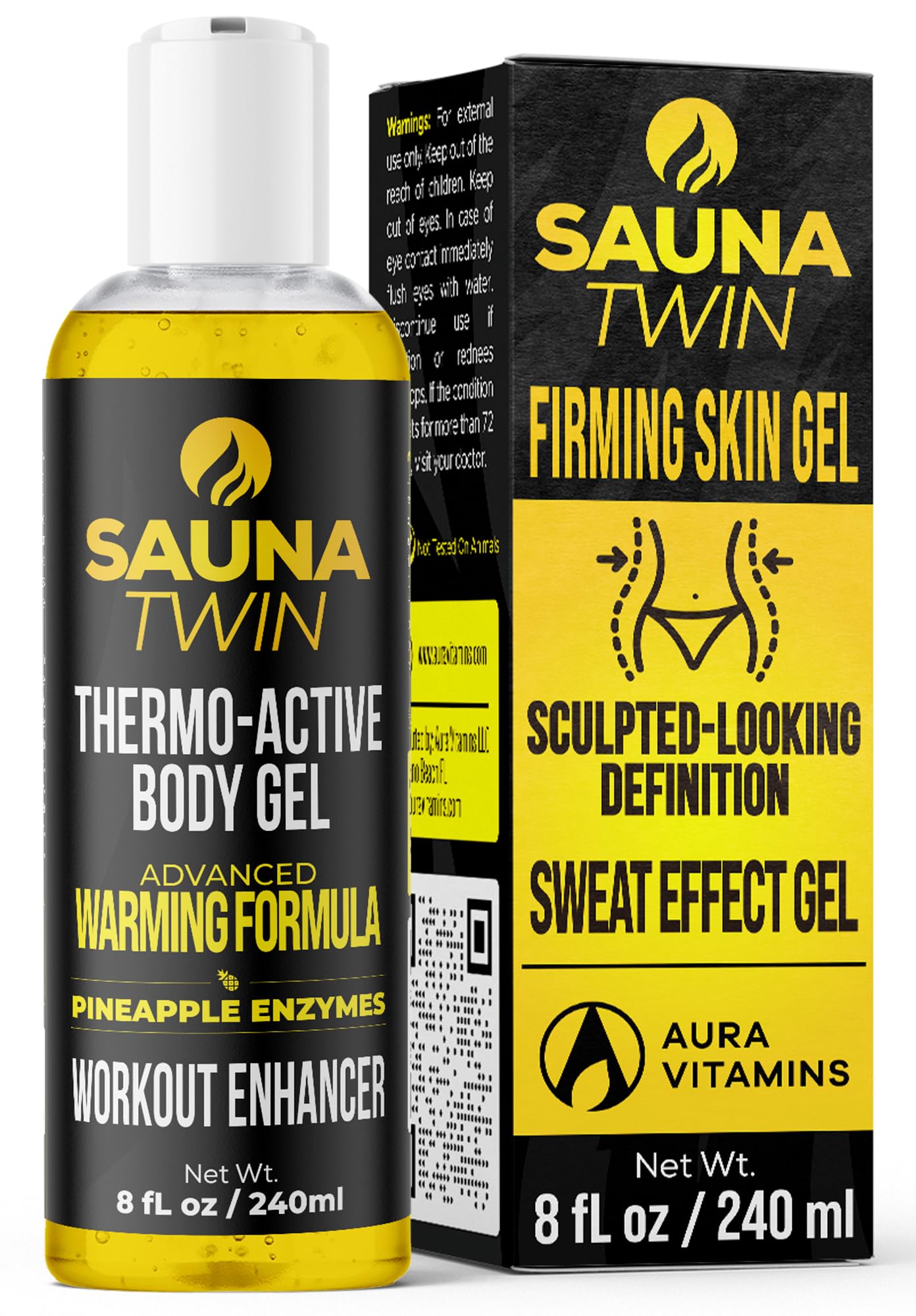 AURA VITAMINS Gel Corporal com Enzimas de Abacaxi 240 mL