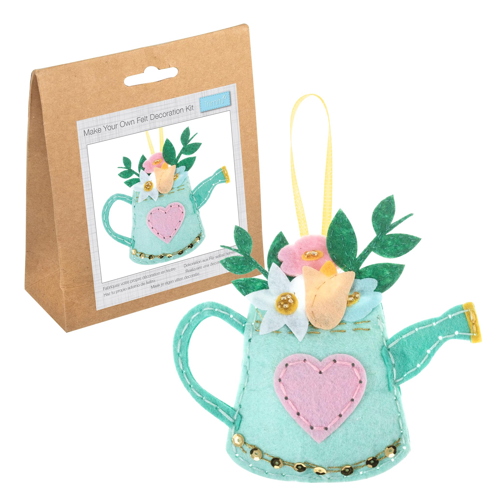 Trimits Felt Decoration Kit, Watering Can