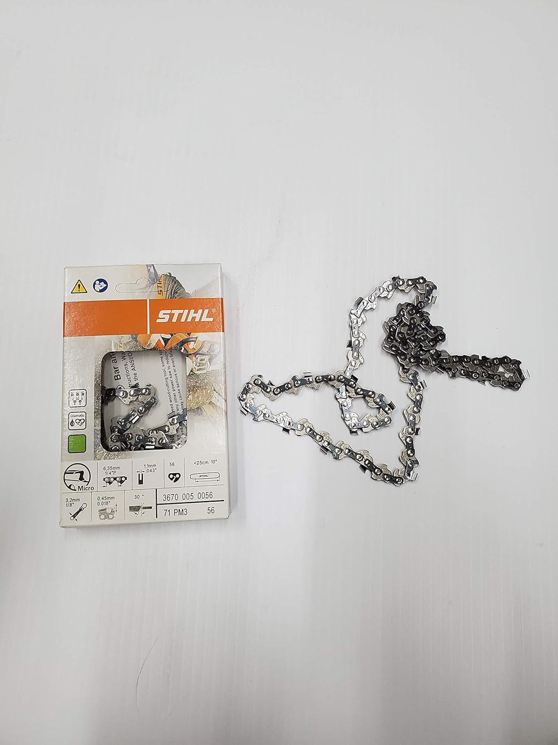 Stihl OILOMATIC Micro Chain for 10 INCH BAR 3005-008-3403