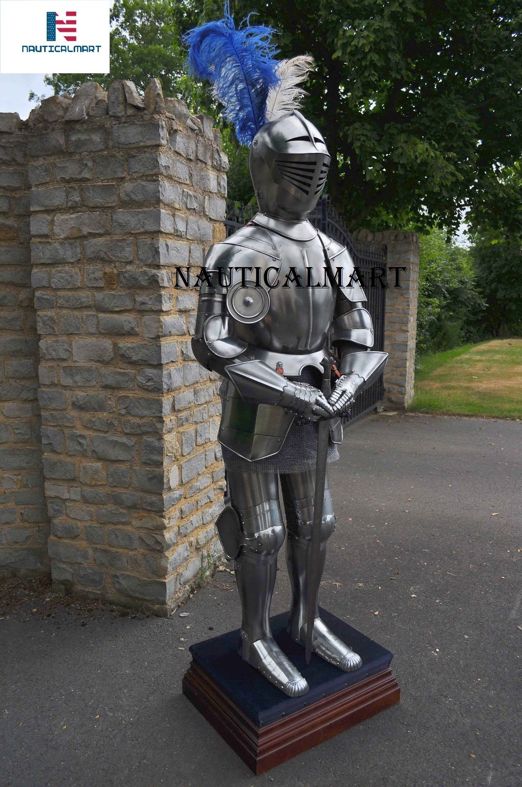 Nauticalmart Armor Medieval Knight Wearable Full Suit of Armor LARP Costume