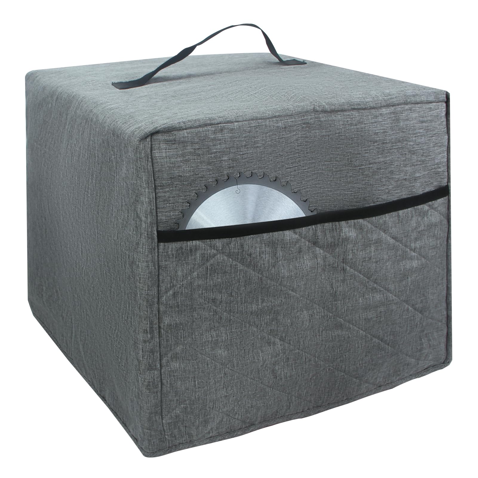 Waterproof Meat Slicer Cover,Dust Covers for Kitchen Appliances,Food Slicer Cover With Organizer Pocket