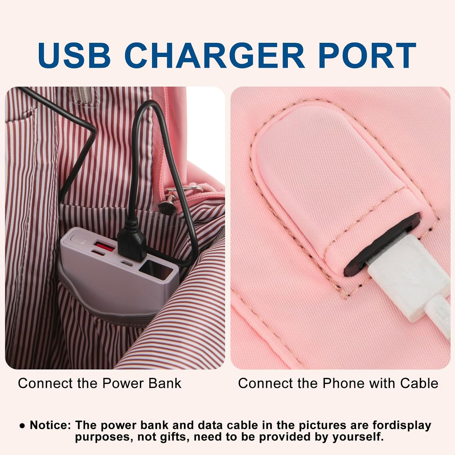 Backpacks for Girls, 15.6 Inch School Bag Cute Waterproof Laptop Bookbag Large College Backpack for Teen Women Students Anti Theft Travel Daypack - Image 6