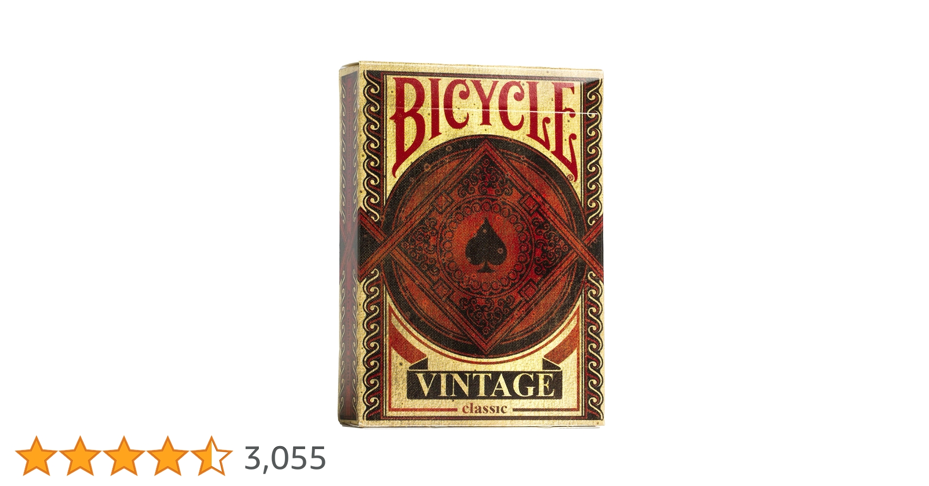 Fournier 1040828 Bicycle Vintage, Black & Red, Standard