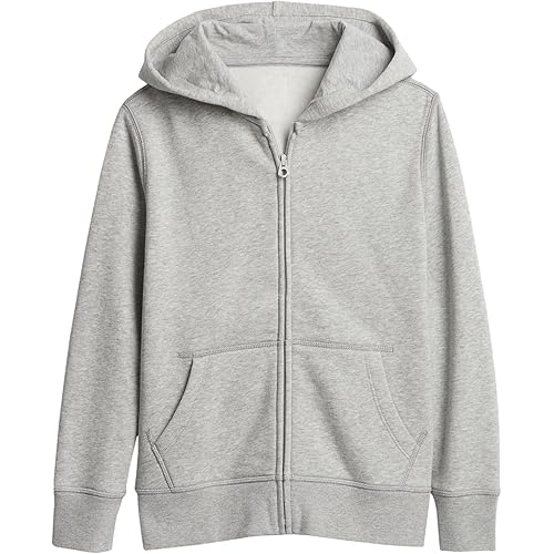 GAP Boys' Full Zip Hoodie Hooded Sweatshirt
