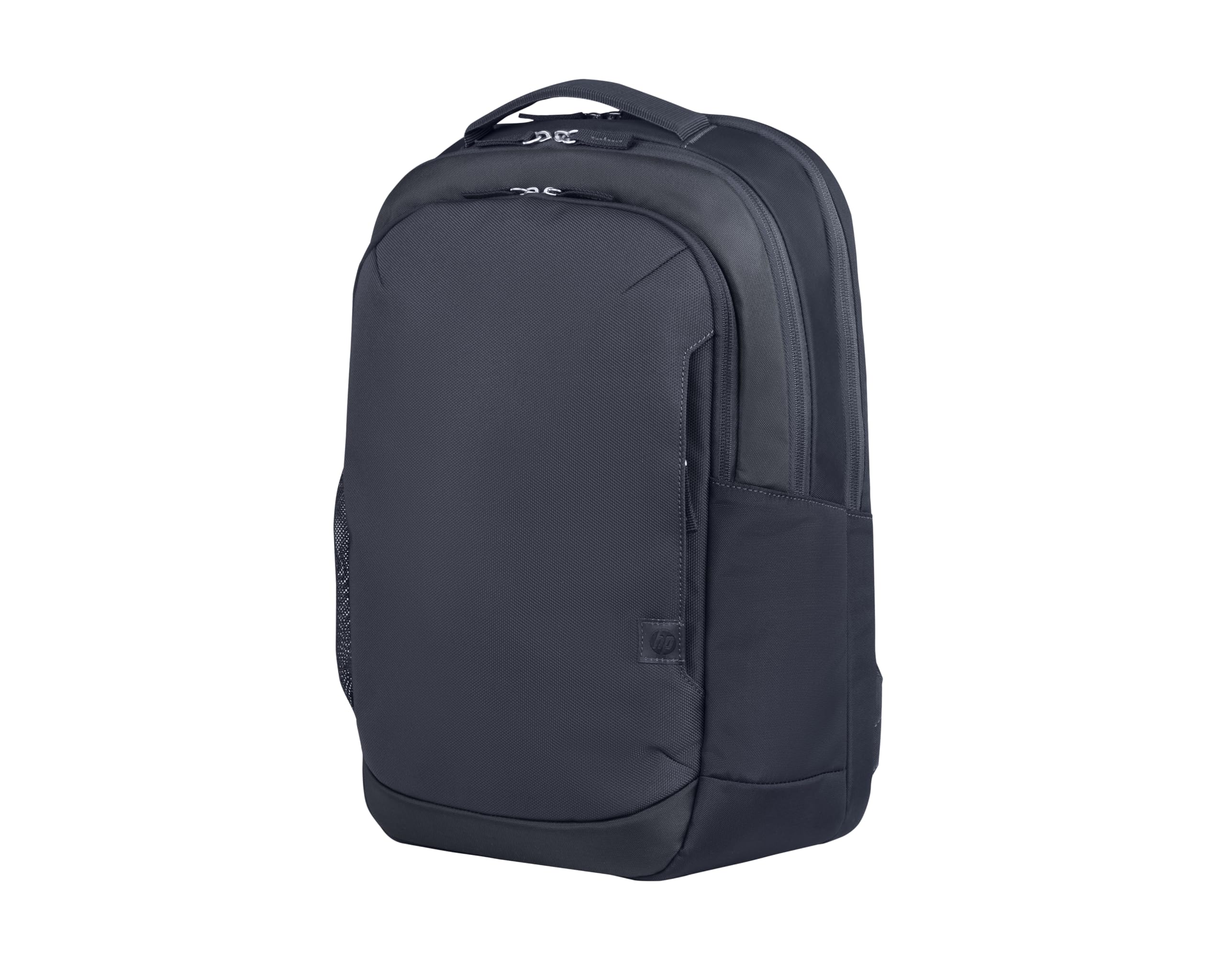HP Everyday Laptop Rucksack 16 Zoll (40,9 cm) – Wasserabweisend, Gepolstertes Laptopfach, 21L, Recyceltes Material, Trolley-Gurt, Grau – Laptop-Tasche für Business, Uni & Reisen
