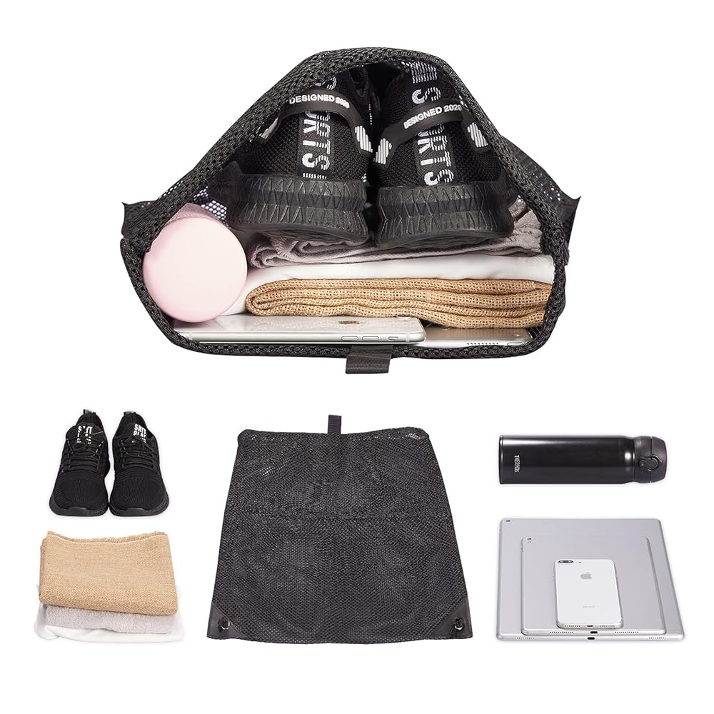 【Raucohouse】Multi string 2-way bag Amazon.com: HAOGUAGUA 2-PACK Mesh Drawstring Bag, Mesh