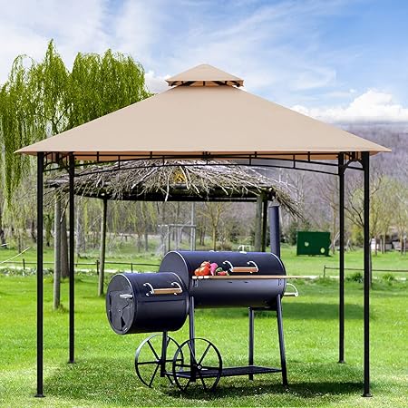 Amazon.de Sekey Grillpavillon 3x3m wasserdichte Gazebo Terrasse