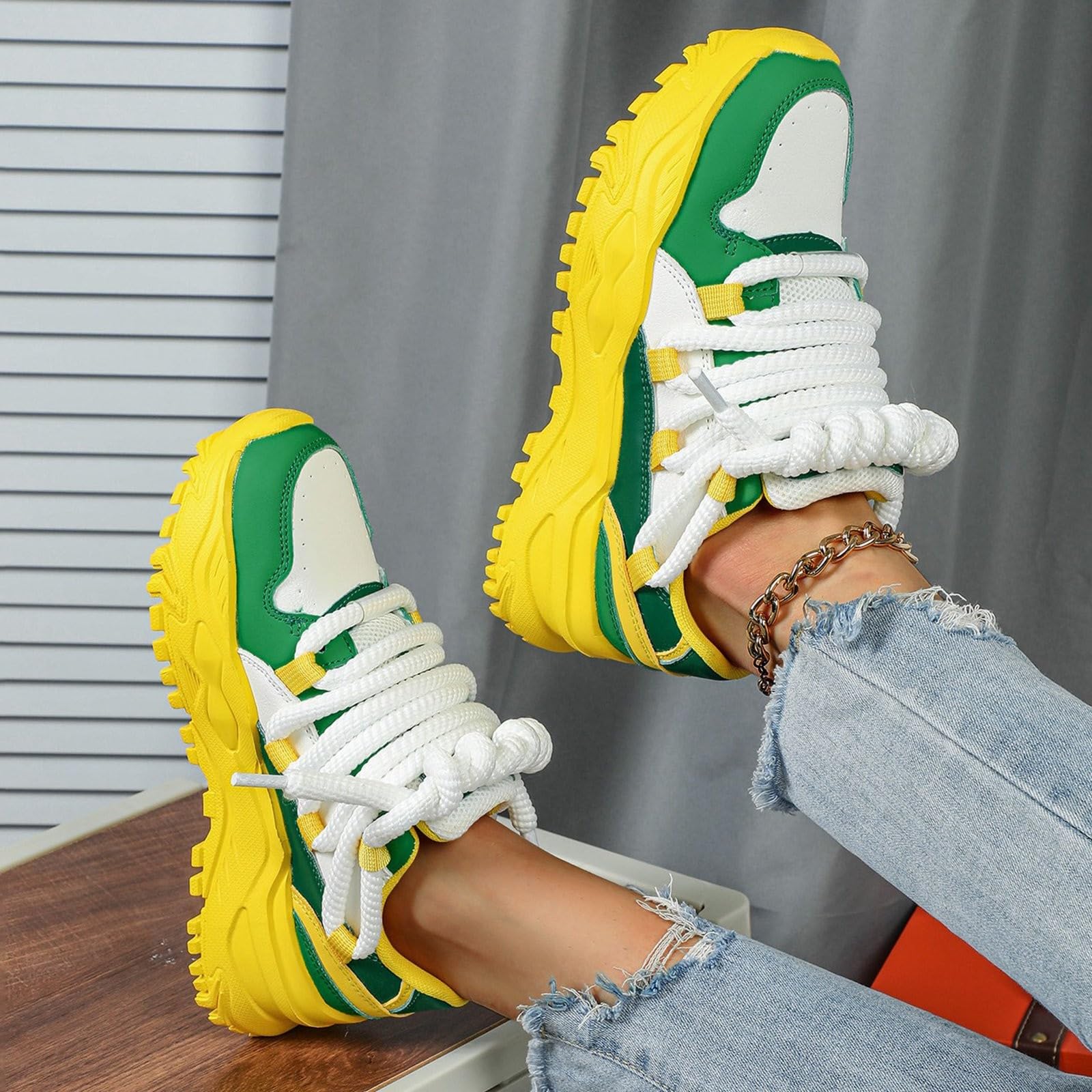 Sneaker da Donna per Il Tempo Libero Scarpe da Casa Traspirante Antiscivolo per Escursionismo comode Scarpe Ortopediche con Suola Morbida Camminare Correre Ammortizzazione reattiva Morbida Sneakers