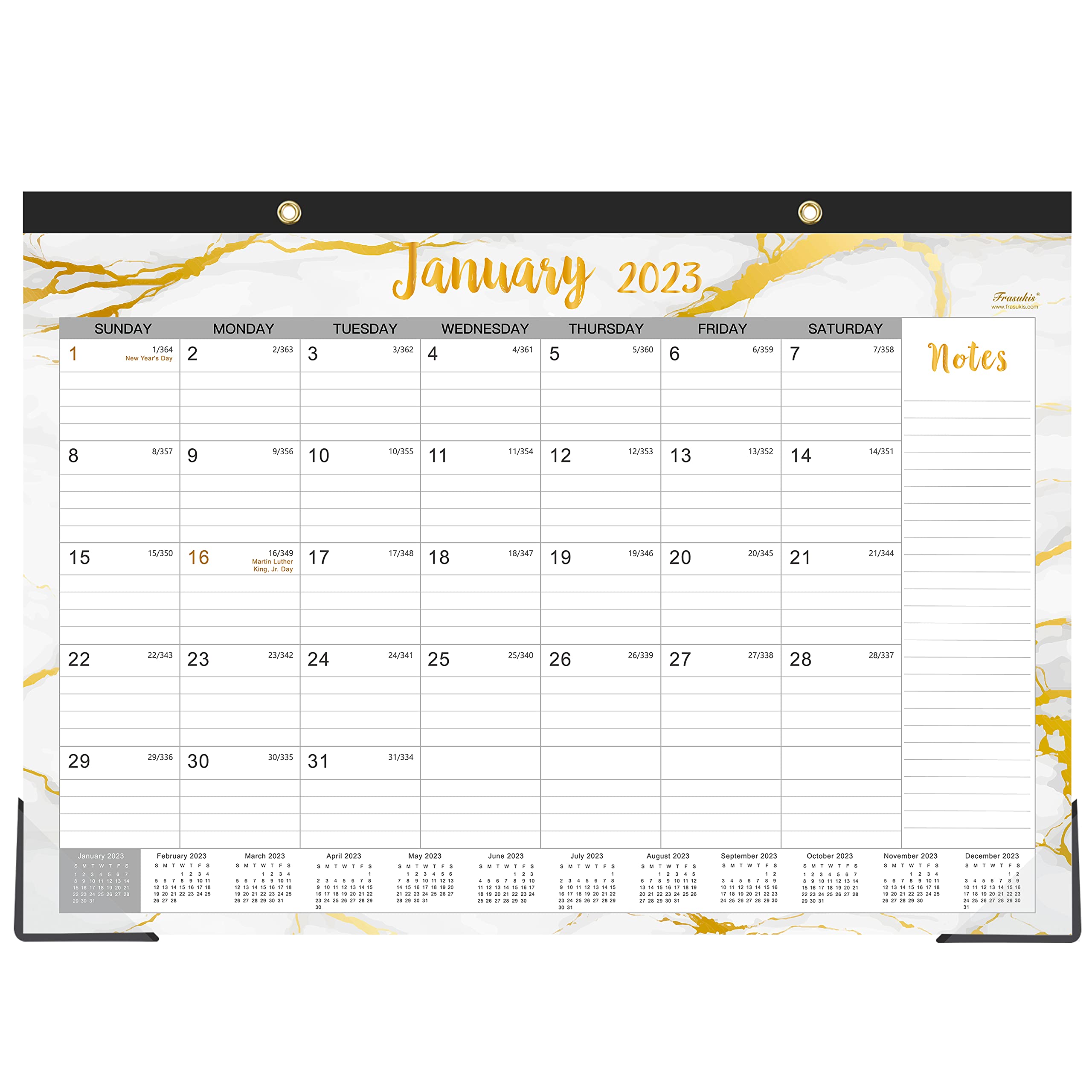 Buy 2023 Desk Calendar Desk Calendar 2023, 17" x 12" Calendar January