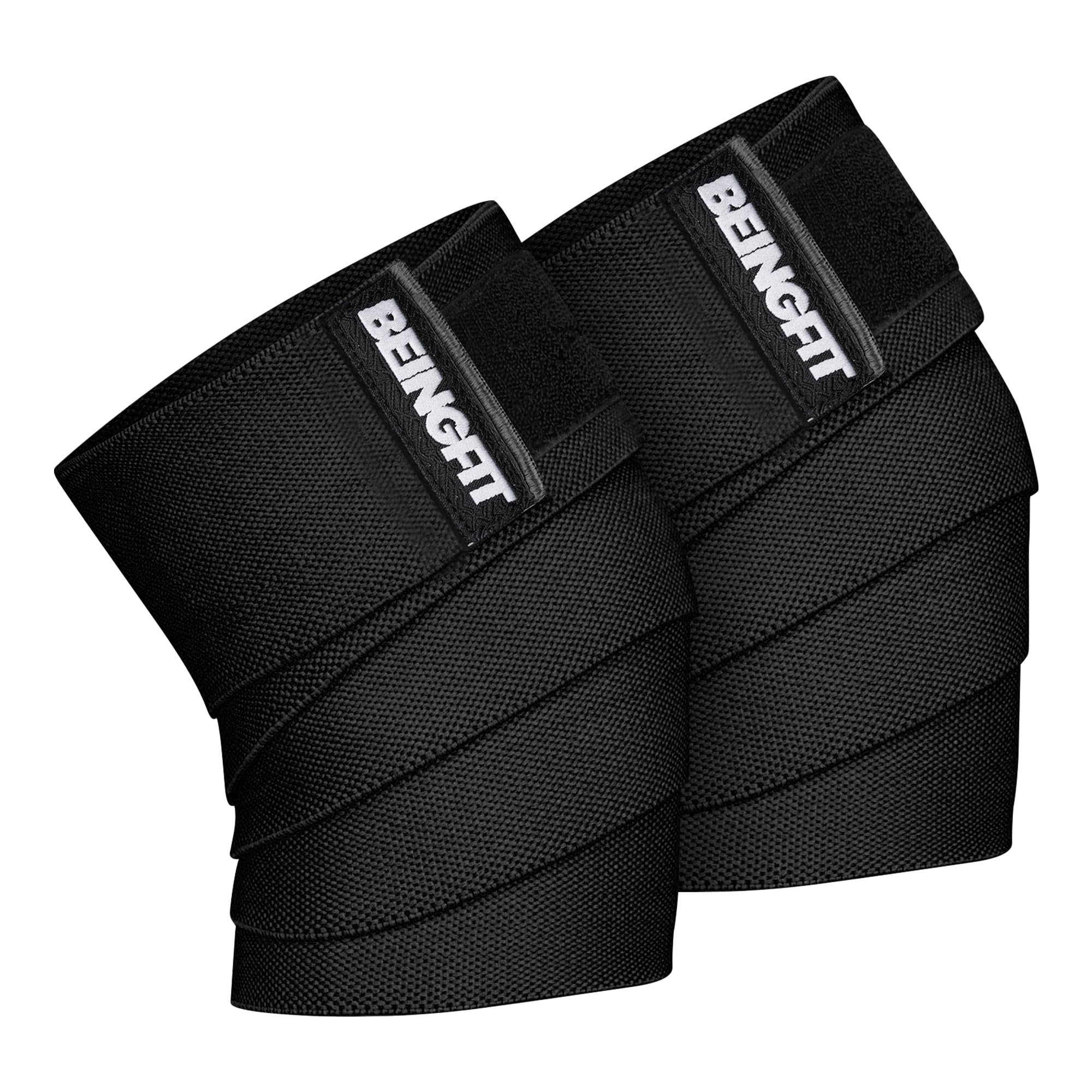 BEINGFIT ニースリーブ 筋トレ用 ニーラップ, 178cm, 3色セット…