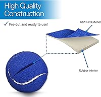 Vista 5 de RMS Walker Glide Balls - Precut Opening for Easy Installation, Fit Most Walkers