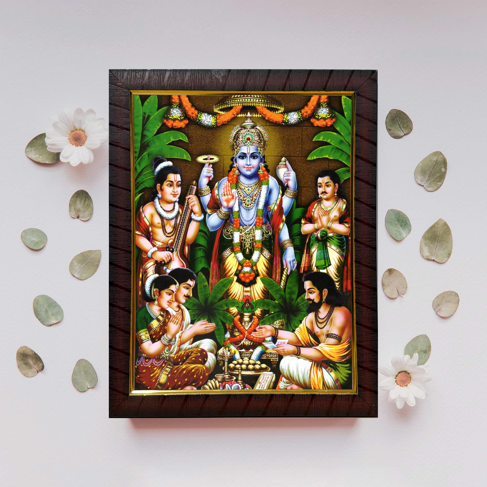 Satya Narayana Swamy Photo Frame - Divine Blessing -2 Satya Narayana Swamy Photo Frame - Divine Blessing -2