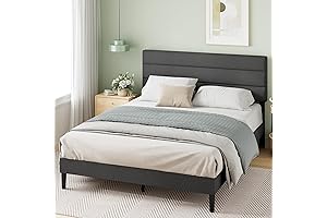 Zinus Full Platform Bed Frame with Headboard