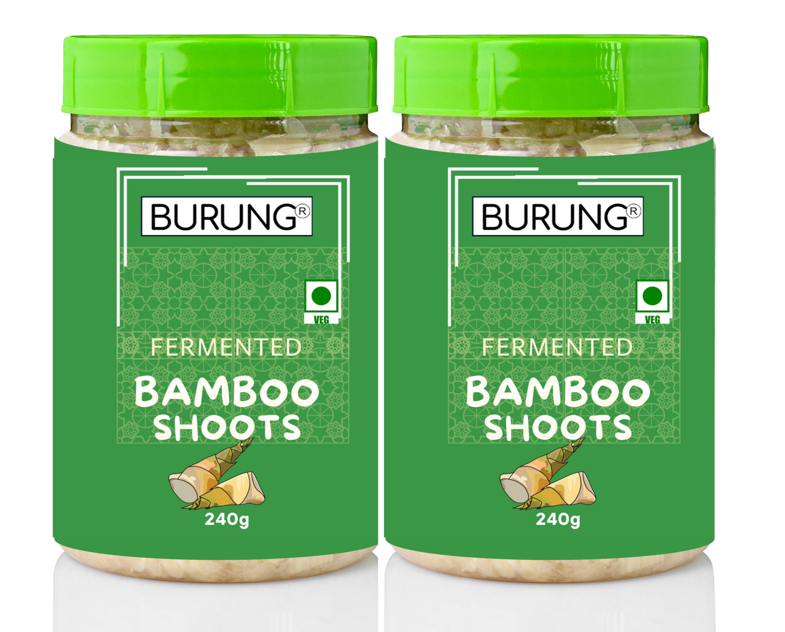 BURUNG Fermented Bambooshoot SLICED LARGE PIECES| Raw Bamboo Shoot Khorisa Soibum 480g (pack of 2 each pack of 240 g)-image-19