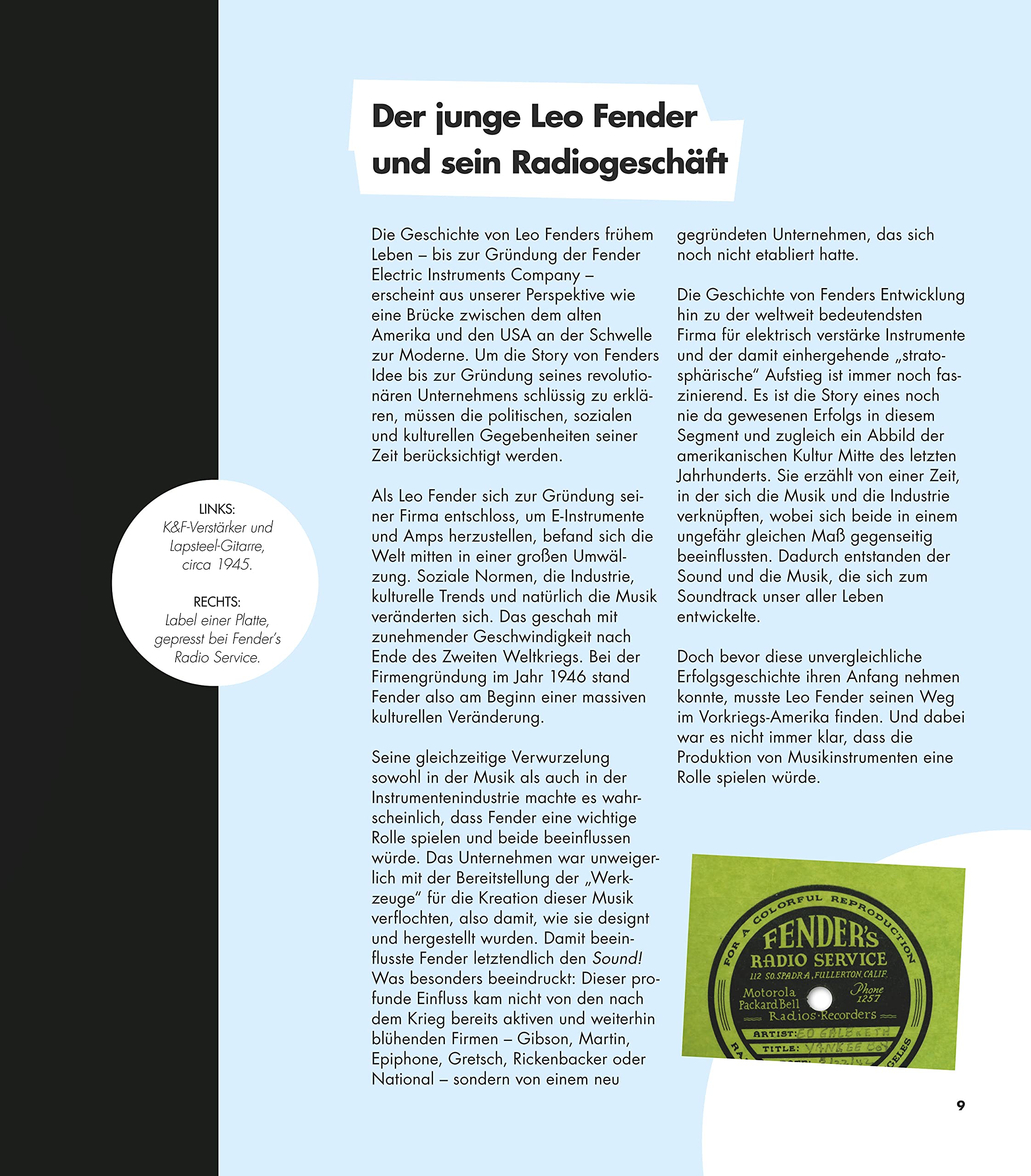 75 Jahre Fender: (im Schuber mit Hochprägung und Spotlackierung)