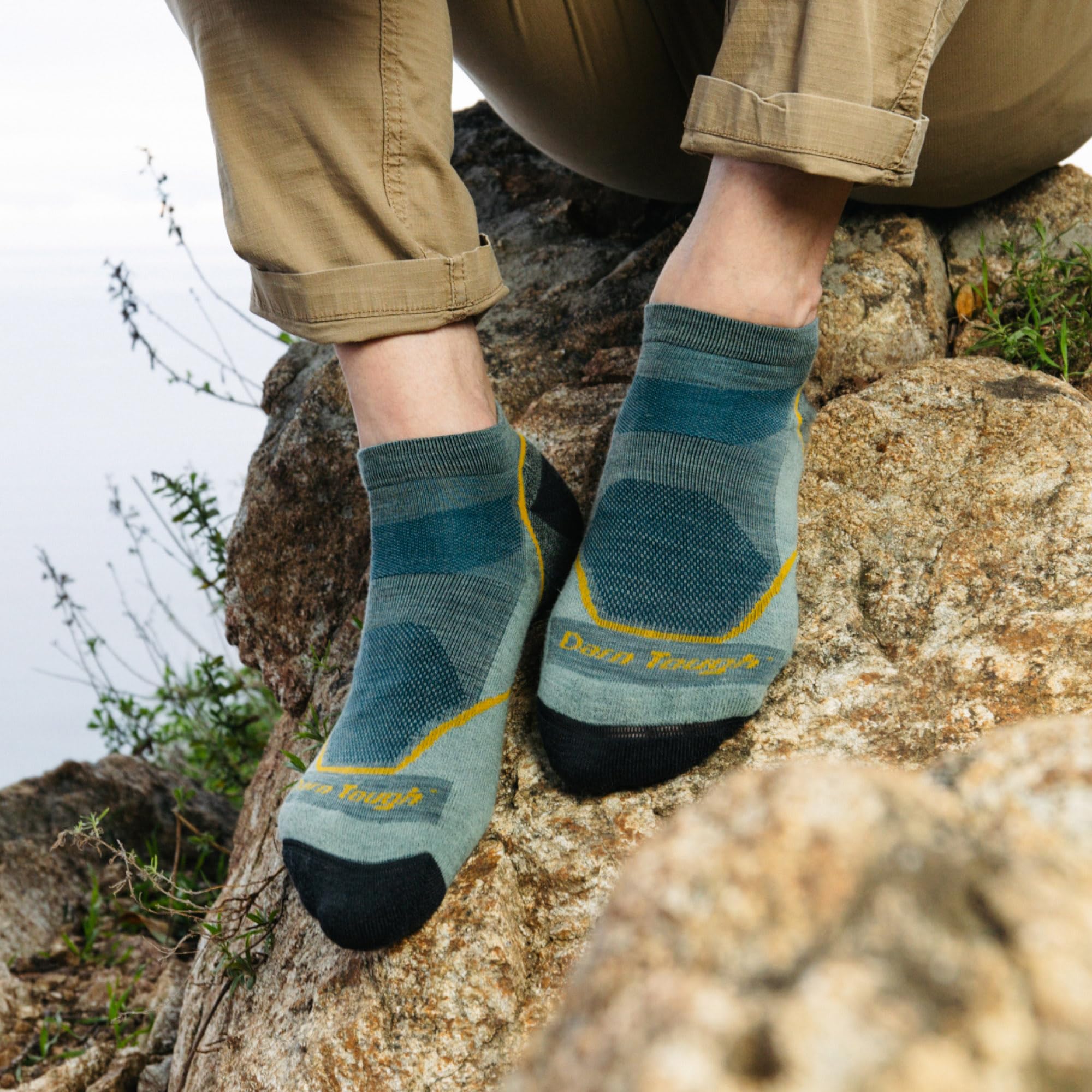 Darn Tough Light Hiker No Show Leggero Con Cuscino Light Hiker No Show Leggero con cuscino Uomo (Pacco da 1)