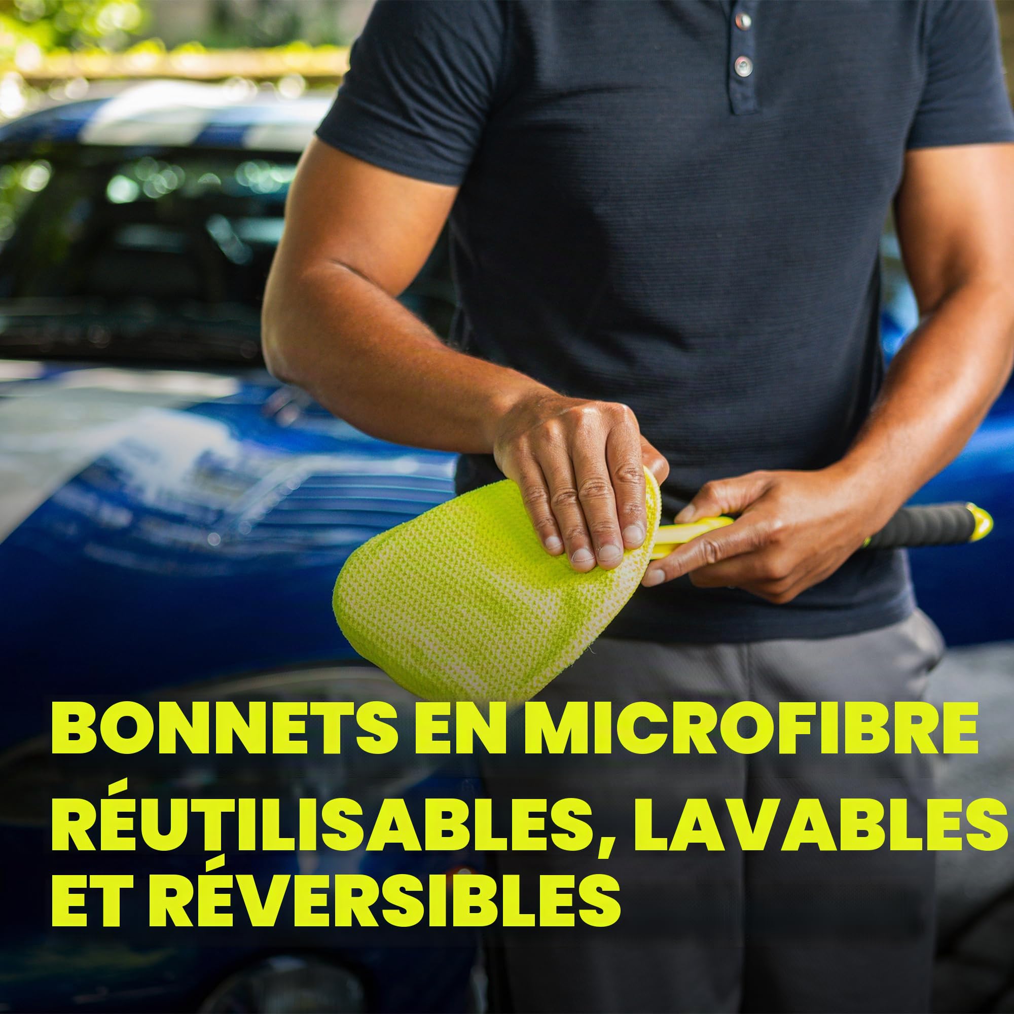 Stoner Car Care 95160 Outil de nettoyage invisible pour vitres Jaune