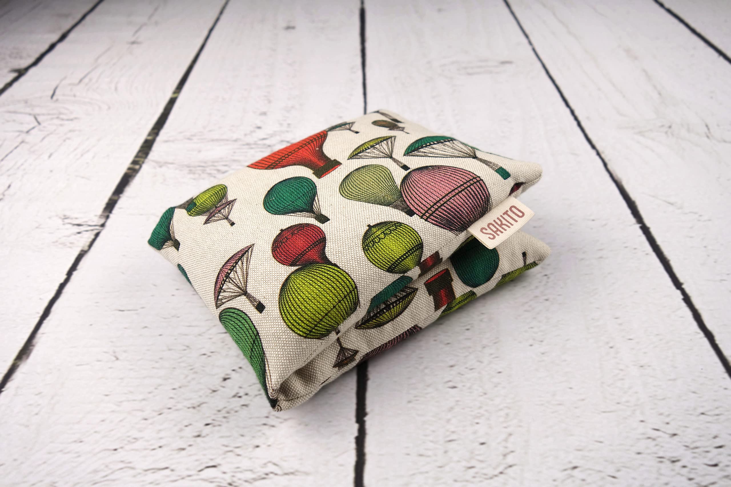 Cuscino Riscaldabile Inodore (35x12 cm) - Termico Microonde - Borsa Termica Con Semini Riscaldanti - Scaldino Con Semi di Grano Non Profumato