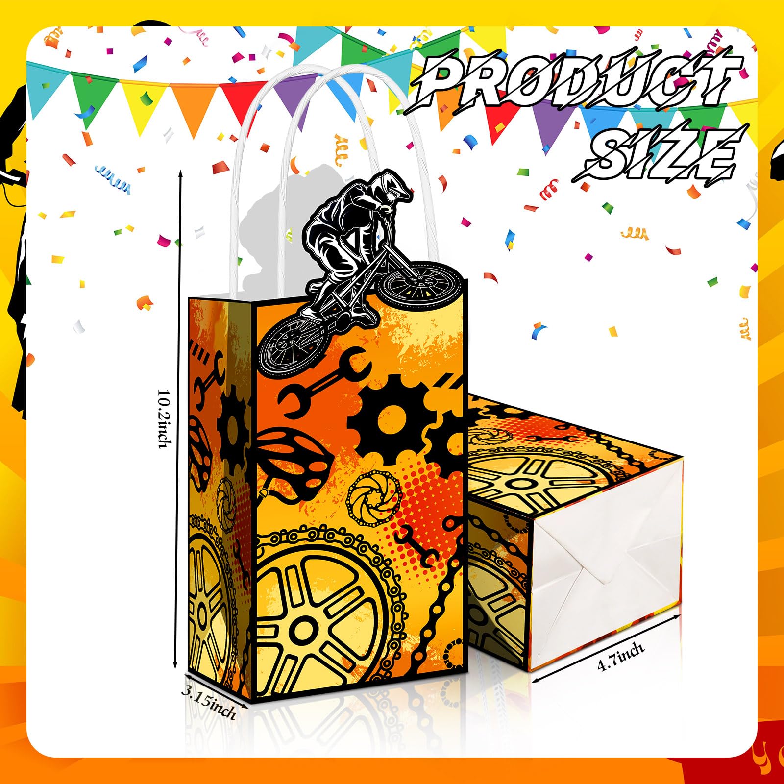 Amazon.com: Chiisong 16 Pcs Dirt Bike Party Gift Bag Motocross