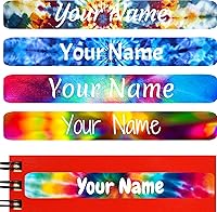 Vista 15 de 100 etiquetas de nombre personalizadas para niños, suministros escolares, calcomanías de nombre personalizadas para niños, impermeables