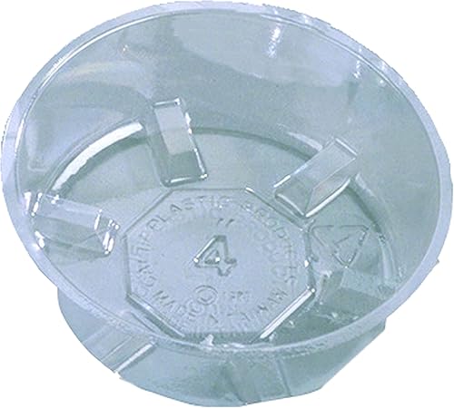 Gardener's Blue Ribbon VS4BULK - Paquete de 50 platillos de vinilo para plantas de 4 pulgadas