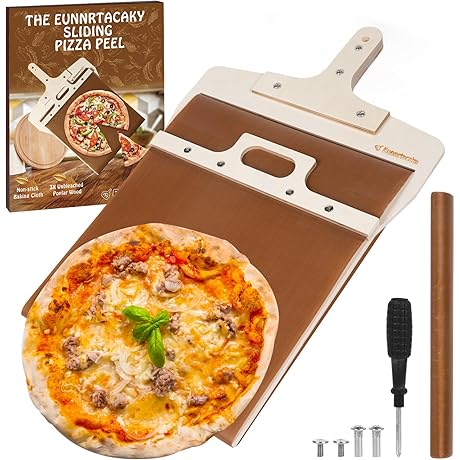 Efficient Sliding Pizza Shovel for Home Kitchens