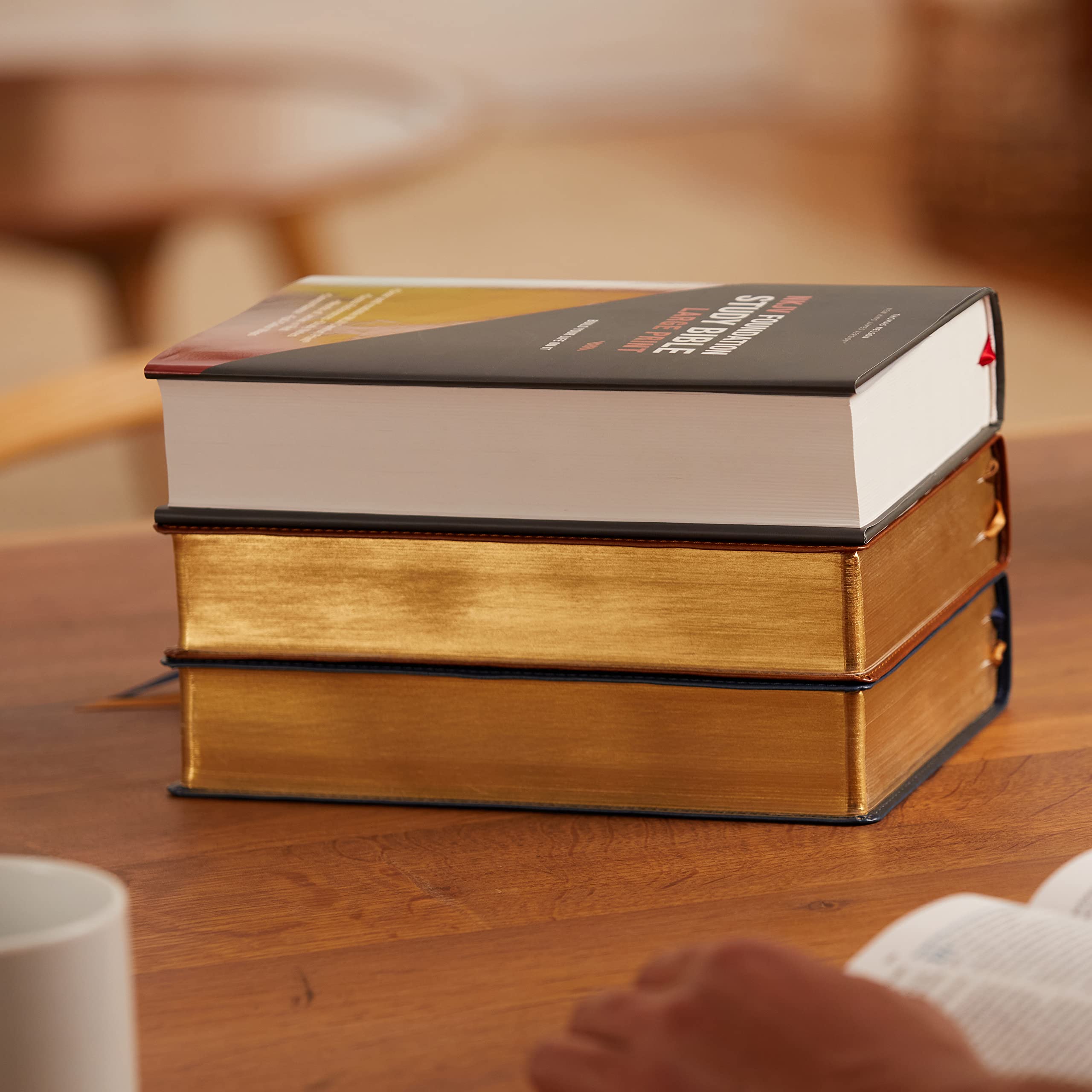 Nkjv, Foundation Study Bible, Large Print, Hardcover, Red Letter, Comfort Print: Holy Bible, New King James Version