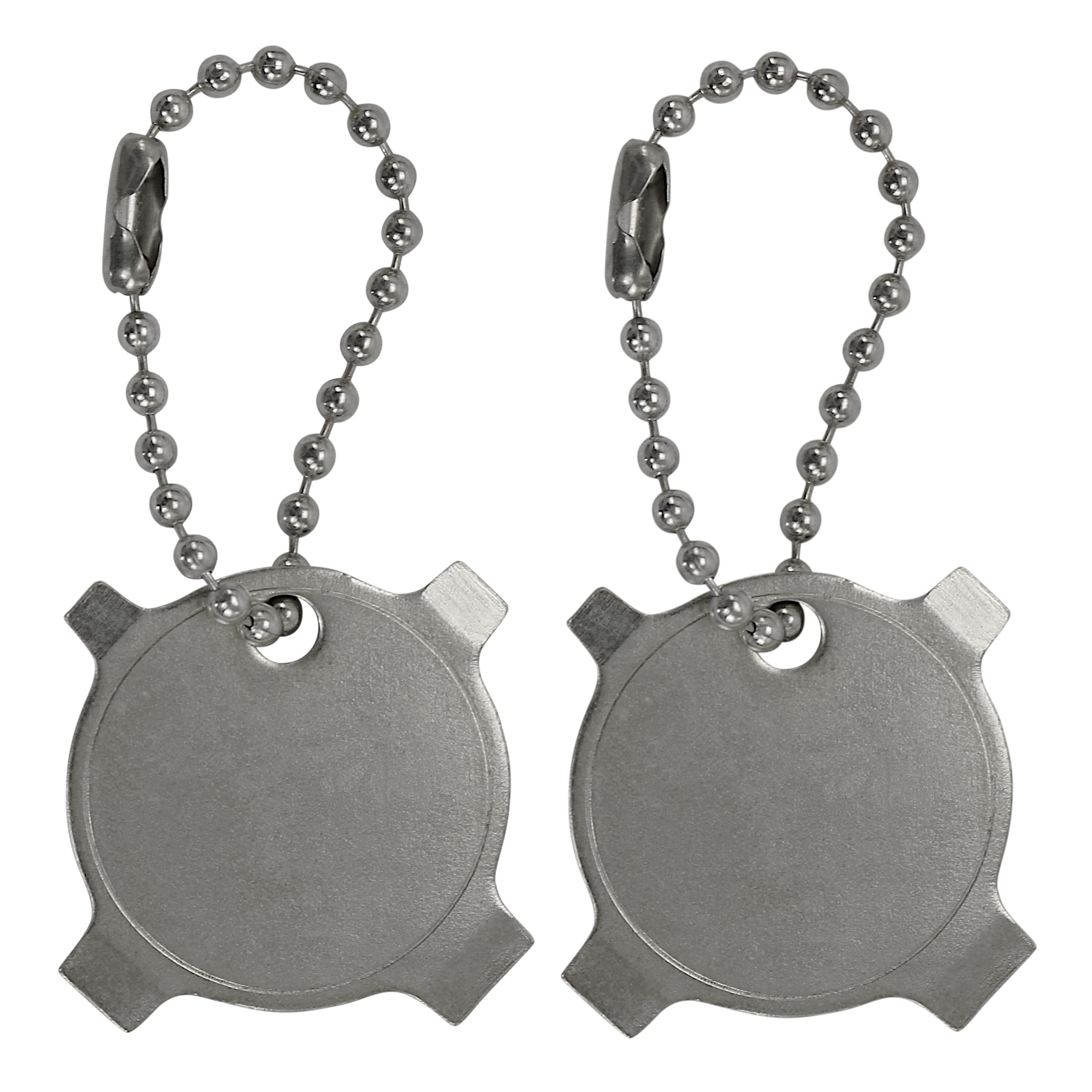 Harrier Hardware 4-Way Keychain Slotted Flat Head Screw Driver, 2-Pack