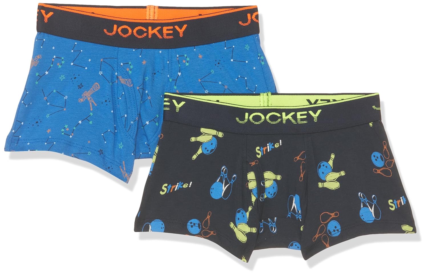 Jockey PB03 Boy's Super Combed Cotton Elastane Stretch Printed Trunk with Front Open Fly and Ultrasoft Waistband (Pack of ... - Review, Price and Buying Guide