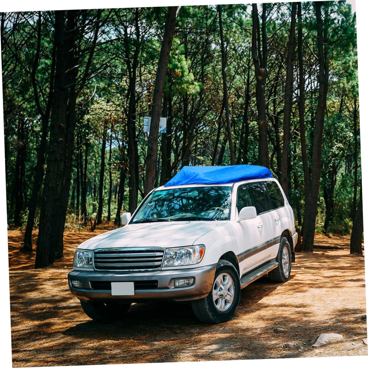 BESTOYARD Heavy Duty SUV Roof Rack Cover Car Rain Cover Easy Install for Luggage Cargo Protection image 5