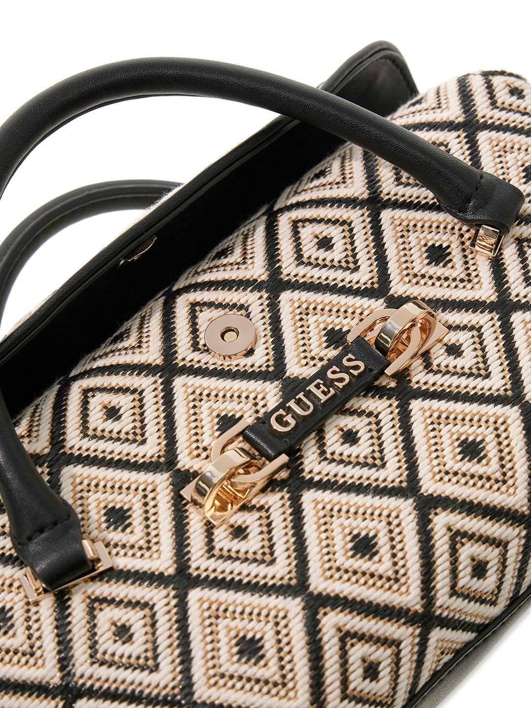 GUESS borsetta borsa a tracolla Sophia Mini Satchel Black nero