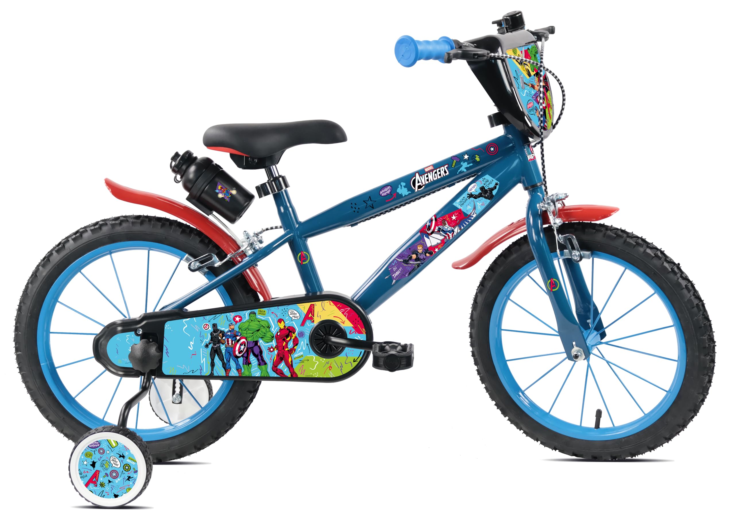 Denver Marvel Avengers 16" Children's Bicycle With Training Wheels from B&Q