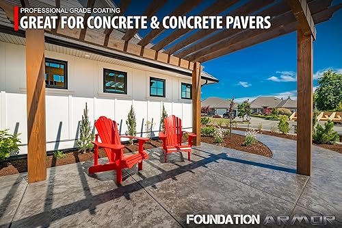 Miniatura 9 de Armor AR350 sellador de pavimento y sellador de hormigón húmedo acrílico a base de solvente 5 GALONES