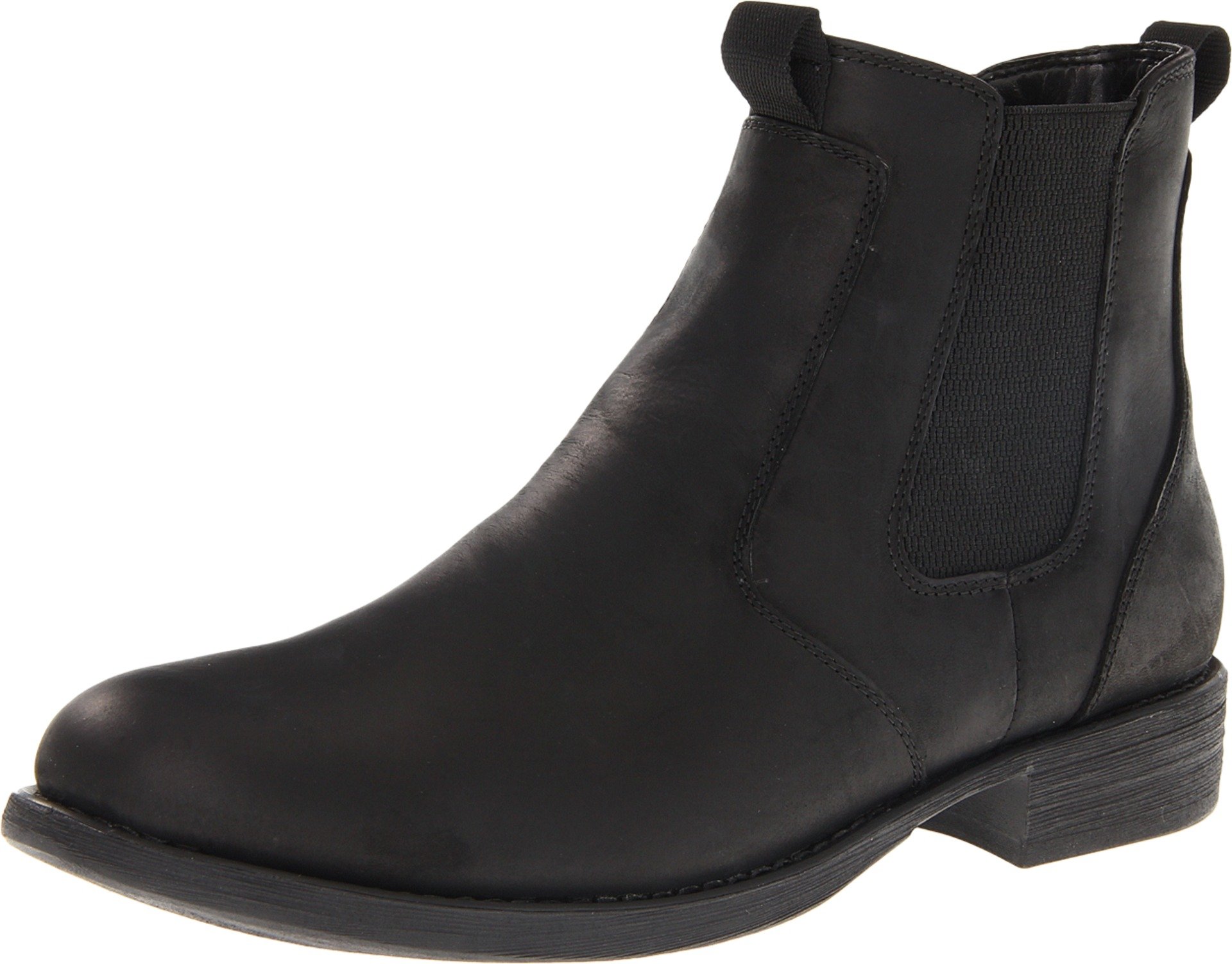 Botas Chelsea dobles diarias para hombre, color negro, 12 D US, Negro -