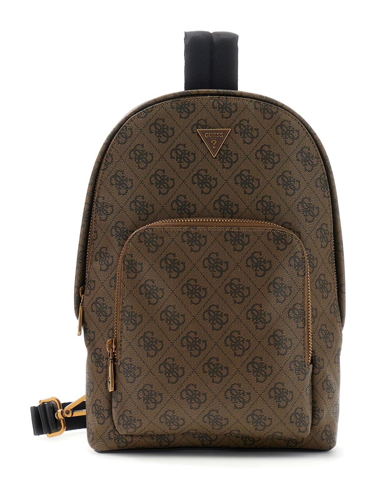 GUESS shoulder bag Milano Sling Bag Coffee brown
