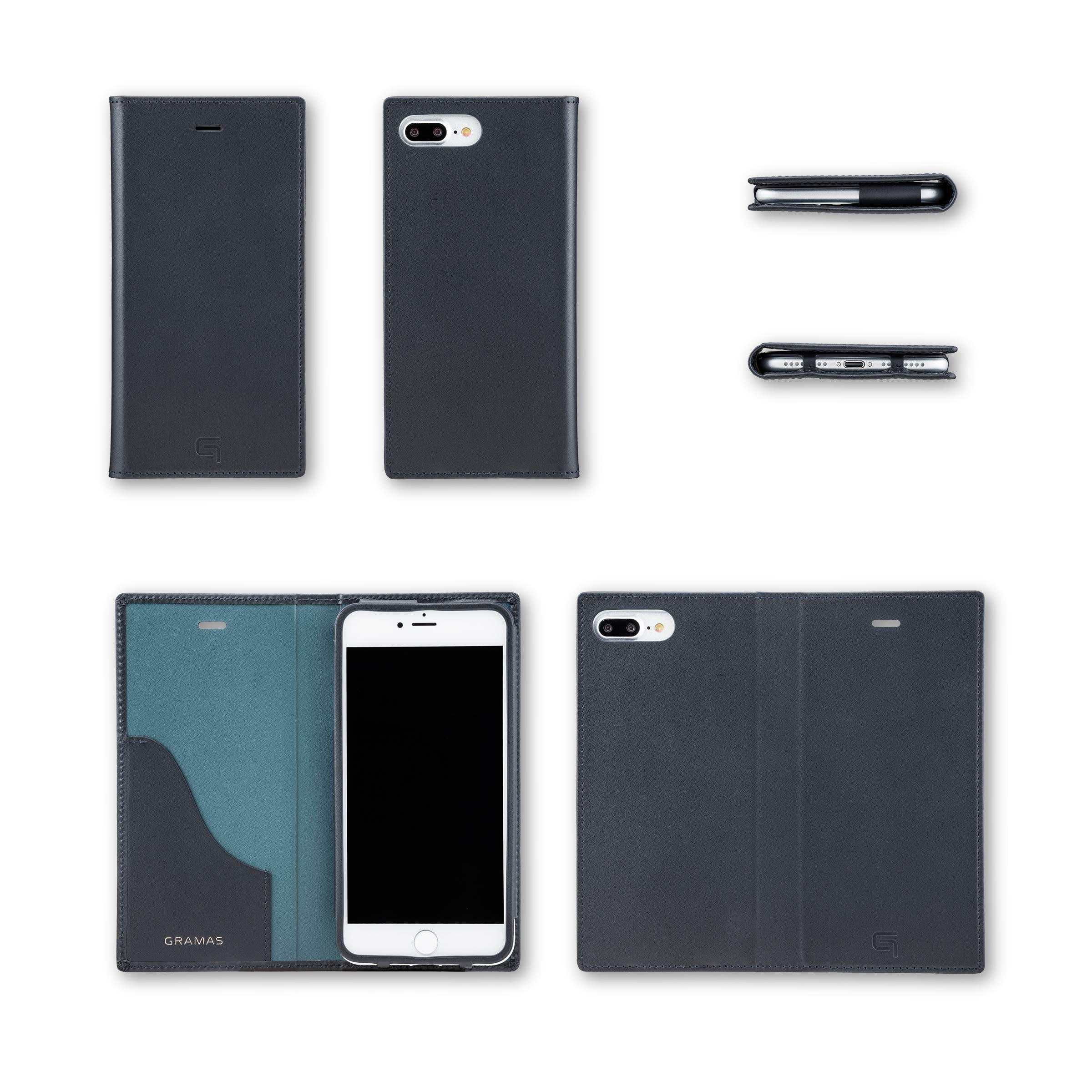 Amazon.co.jp: GRAMAS Full Leather Case GLC636 for iPhone 8 Plus/7