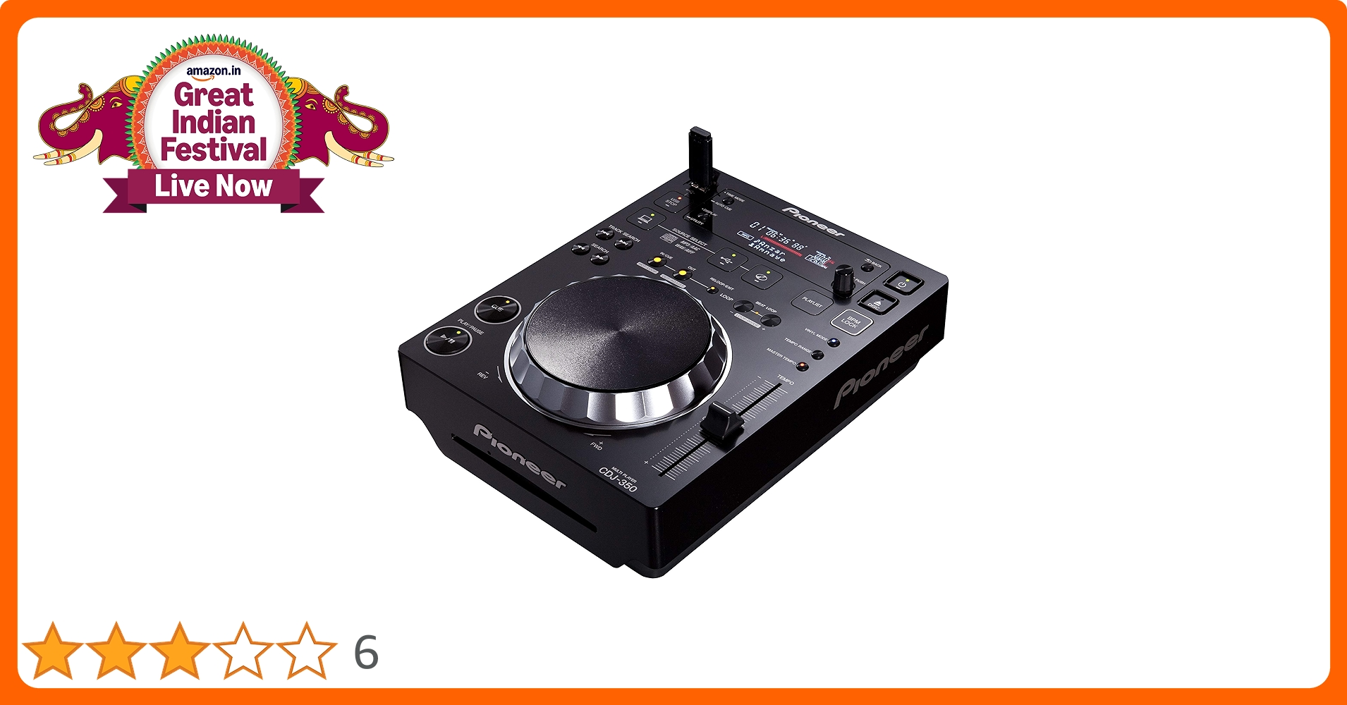 Pioneer CDJ-350 Digital Multi Player : Amazon.in: Musical