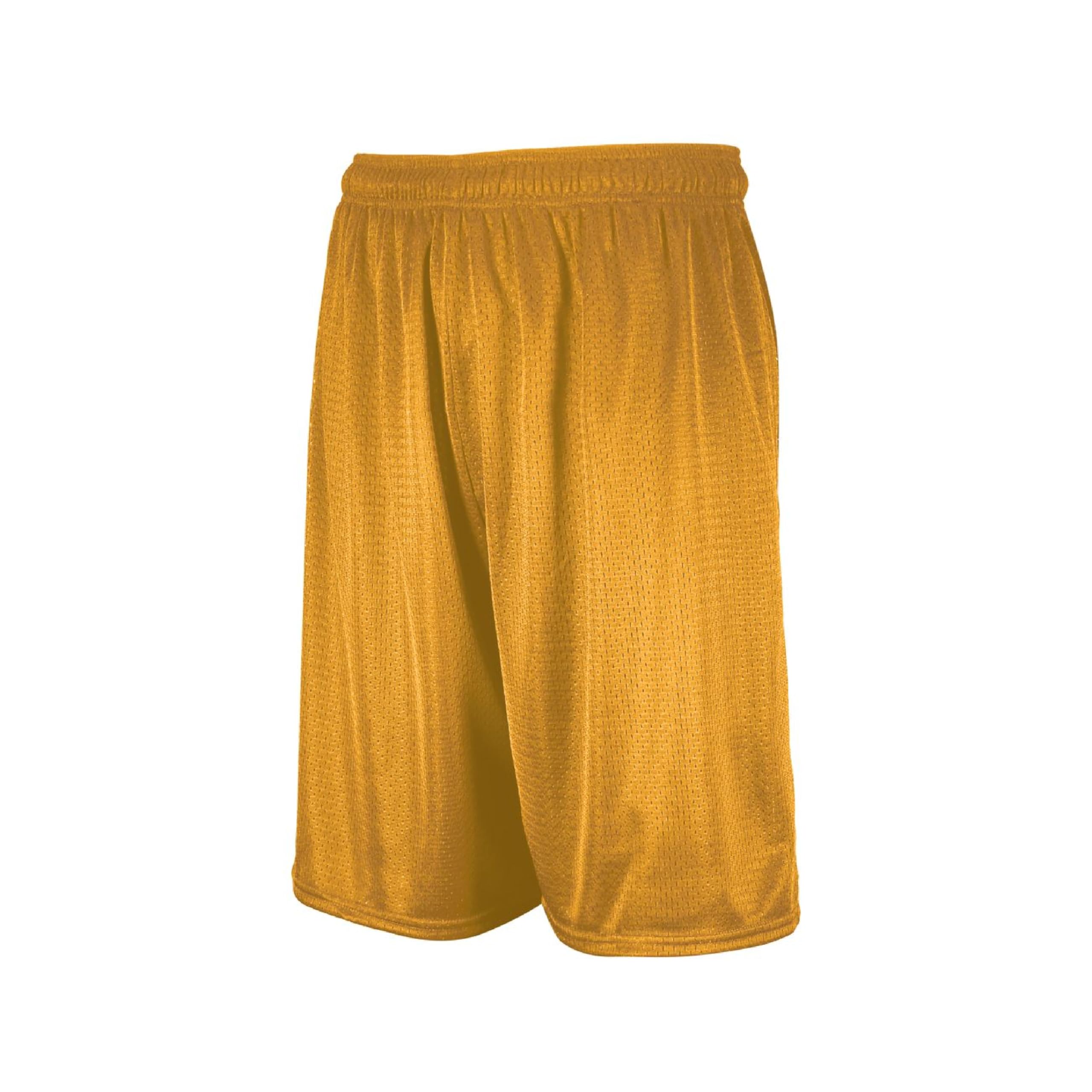 Russell Athletic Men's 9" Mesh Short, Gold, Small
