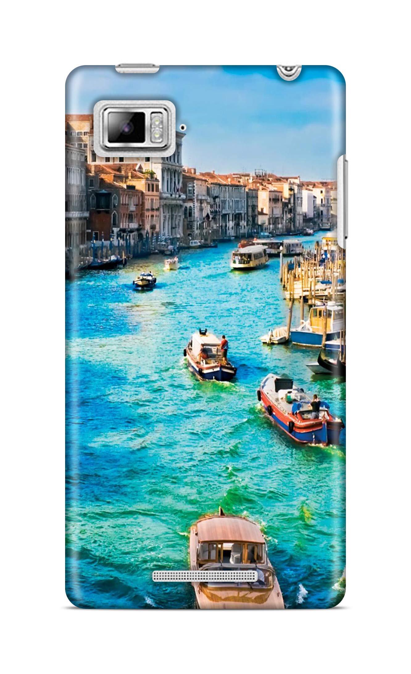 Shengshou Mobile Back Cover for Lenovo Vibe Z K910 Design River City ABC346T34202