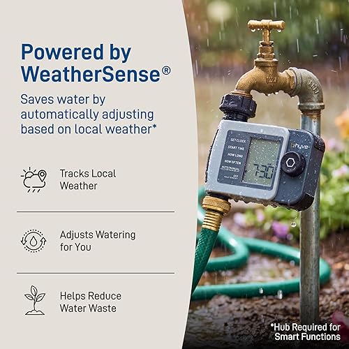 Miniatura 4 de Orbit 24511 B-hyve XD Temporizador de riego de manguera inteligente de 1 puerto