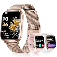 SLOKSFil Smartwatch Donna con Chiamate Bluetooth, 1.83" Fitness Orologio Smartwatch