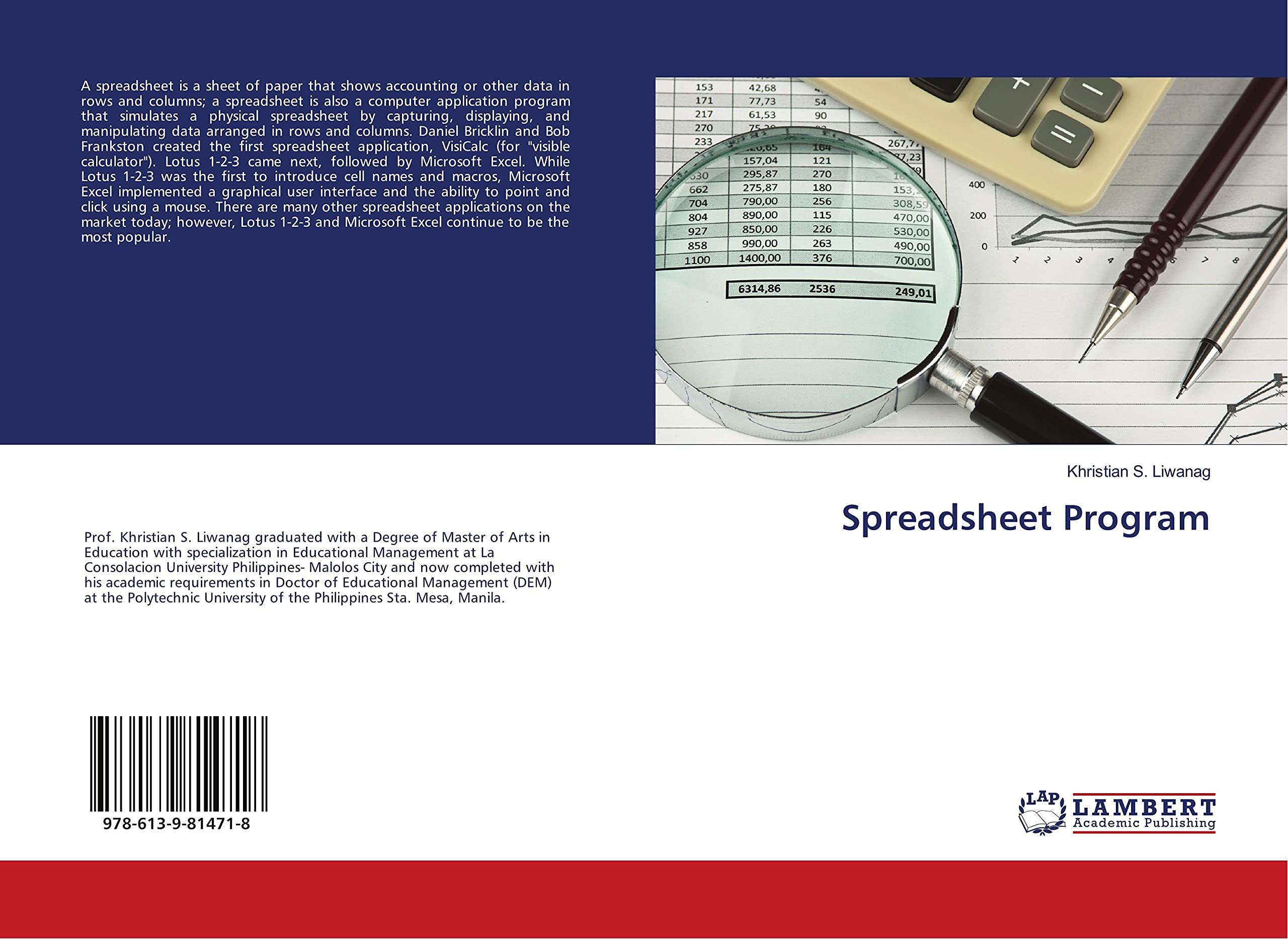 Spreadsheet Program Paperback