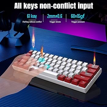 SR3D オーディオ機器 SN-001794 ホワイト Amazon | Snpurdiri ゲーミングキーボード 静音 有線 コンパクト
