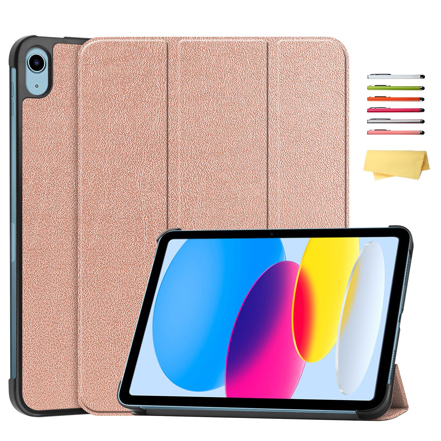 UUcovers for iPad (A16) 11th Generation Case 11 inch 2025 & iPad 10th Generation Case 10.9 inch 2022,Stand Tri-fold Magnetic Smart Cover with Auto