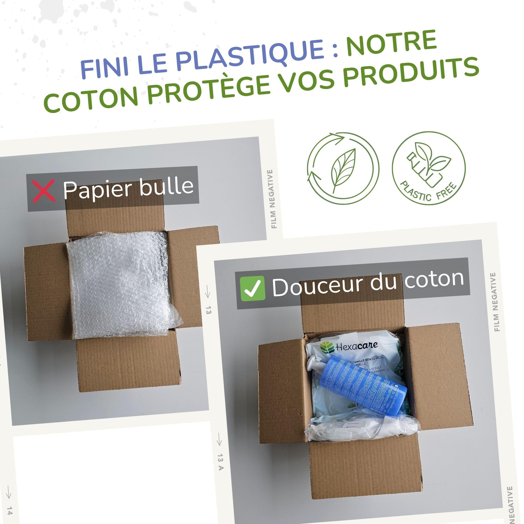 Pack Eau Nettoyante Bébé 1L 600 coton 8x10cm Visage Corps