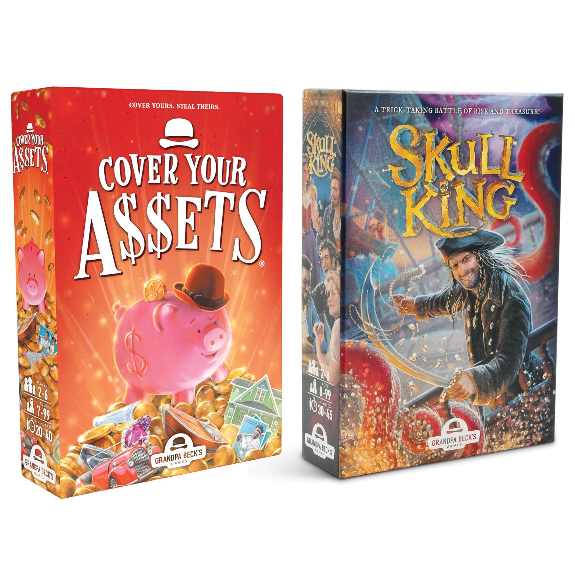 Amazon.com: Grandpa Beck's Games Top Card Game Bundle! Cover Your