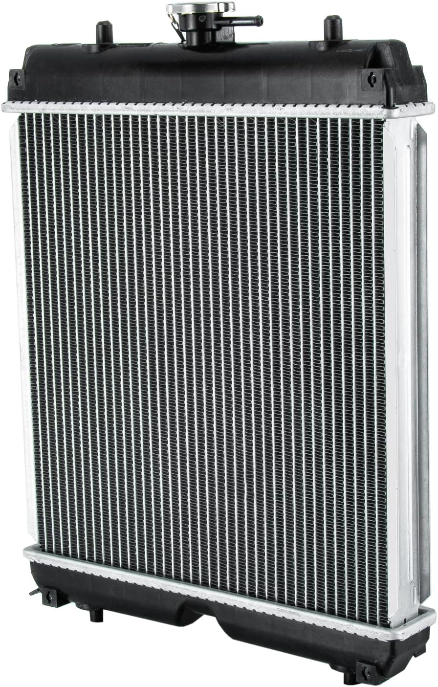 TC420-16000 Radiator Kubota ZD1211 Aluminium Radiator Replacement for KUBOTA L3200 L3800 LX2610 LX3310 LX3520 ZD1211 B2650 B3350 L2501 TC422-16002, Aluminium Core Cooling Radiator